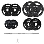 HAJEX Tri Grip Cast Iron Weight Plates