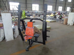 Vertical Workout Bench with Spotter Stand, Barbell and Plate Support (AN28)