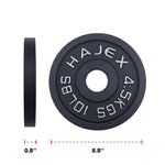 Cast Iron Weight Plates - Standard, Olympic in LBs, KGs