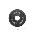 Cast Iron Weight Plates - Standard, Olympic in LBs, KGs
