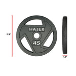 HAJEX Tri Grip Cast Iron Weight Plates